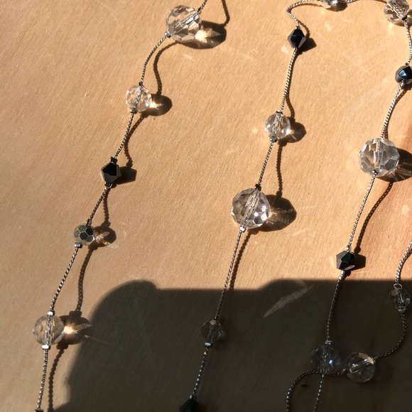 Vintage Lia Sophia Long Crystal Necklace - Picture 5 of 5